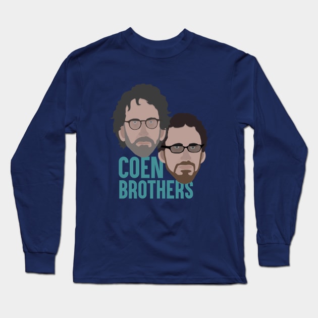 Coen Brothers Head Long Sleeve T-Shirt by JorisLAQ